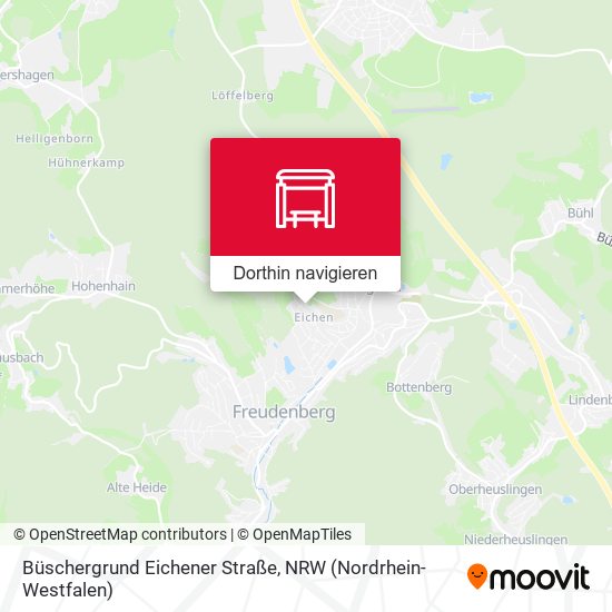 Büschergrund Eichener Straße Karte