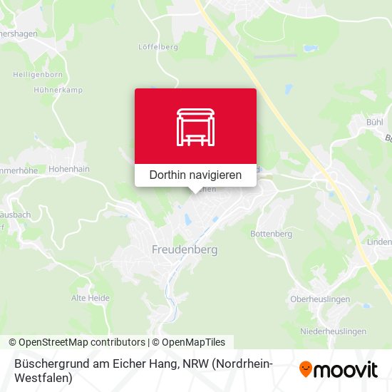 Büschergrund am Eicher Hang Karte