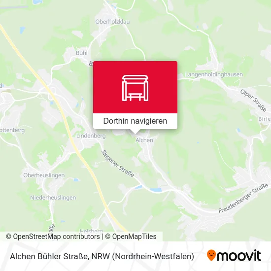 Alchen Bühler Straße Karte