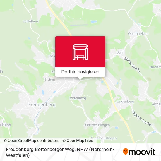 Freudenberg Bottenberger Weg Karte