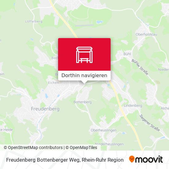 Freudenberg Bottenberger Weg Karte
