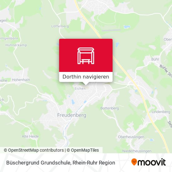 Büschergrund Grundschule Karte