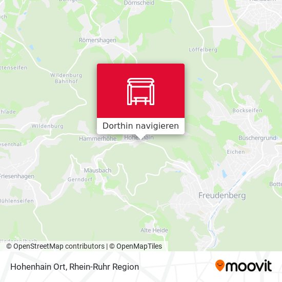 Hohenhain Ort Karte