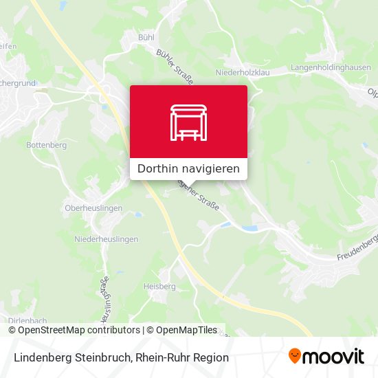 Lindenberg Steinbruch Karte