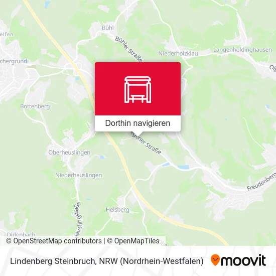 Lindenberg Steinbruch Karte