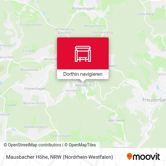 Mausbacher Höhe Karte