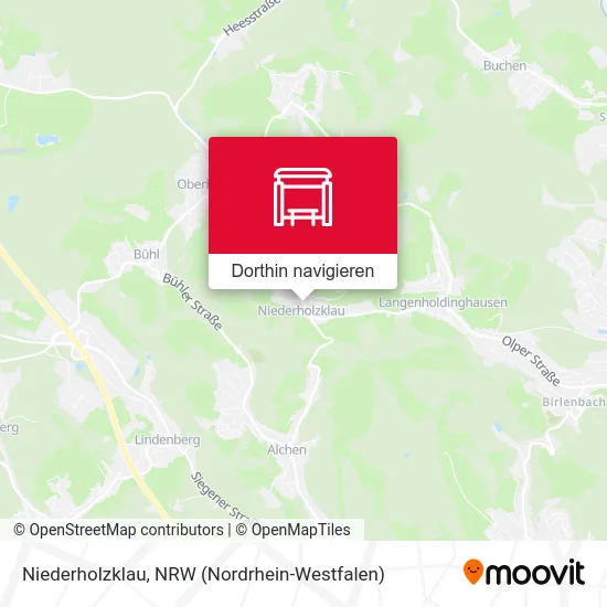 Niederholzklau Karte