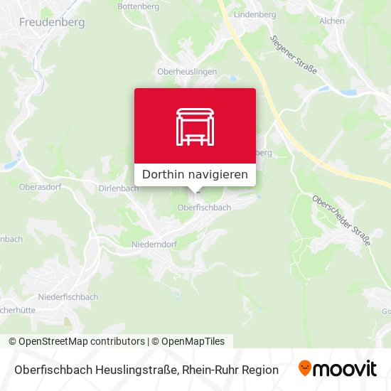 Oberfischbach Heuslingstraße Karte