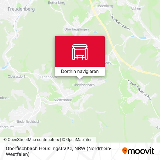 Oberfischbach Heuslingstraße Karte