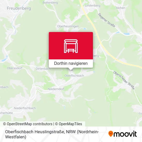 Oberfischbach Heuslingstraße Karte
