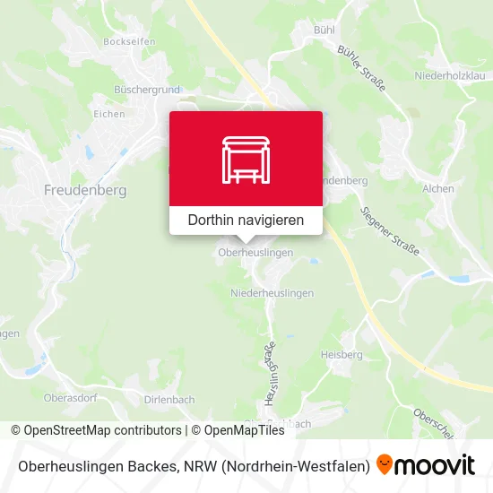 Oberheuslingen Backes Karte