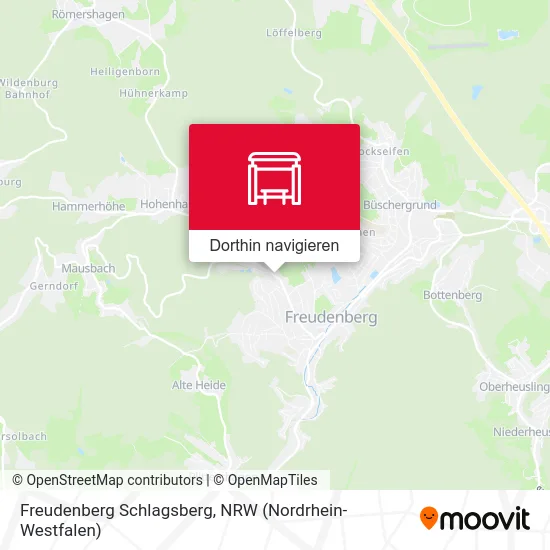 Freudenberg Schlagsberg Karte