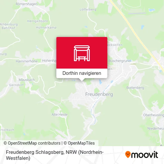 Freudenberg Schlagsberg Karte