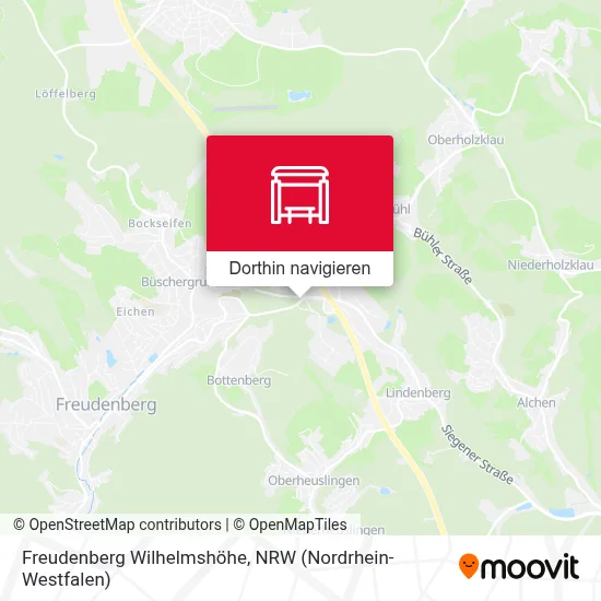 Freudenberg Wilhelmshöhe Karte