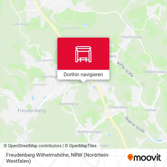Freudenberg Wilhelmshöhe Karte