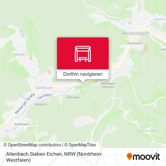 Allenbach Sieben Eichen Karte