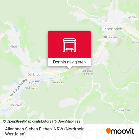 Allenbach Sieben Eichen Karte