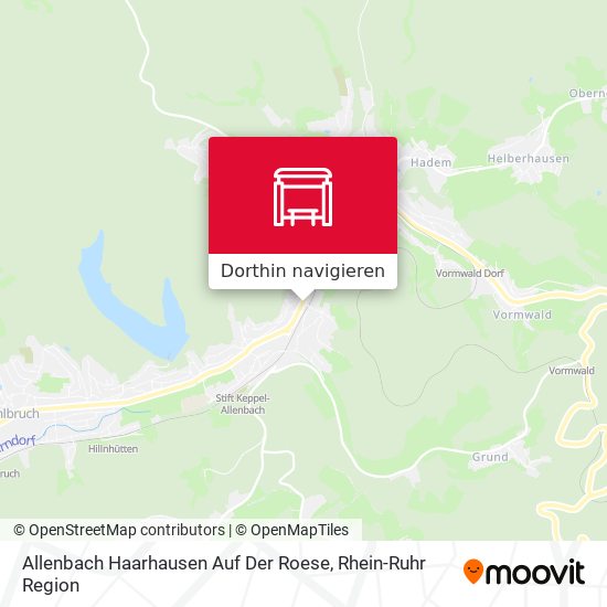 Allenbach Haarhausen Auf Der Roese Karte