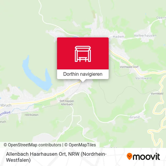 Allenbach Haarhausen Ort Karte