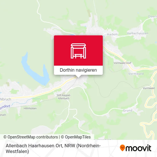 Allenbach Haarhausen Ort Karte