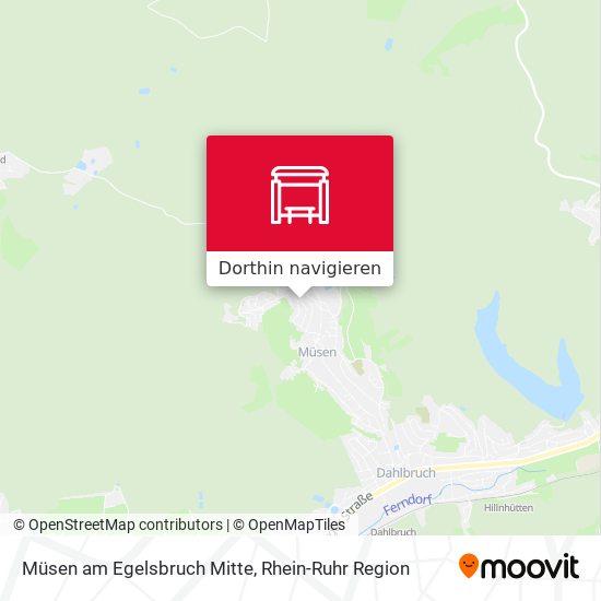 Müsen am Egelsbruch Mitte Karte