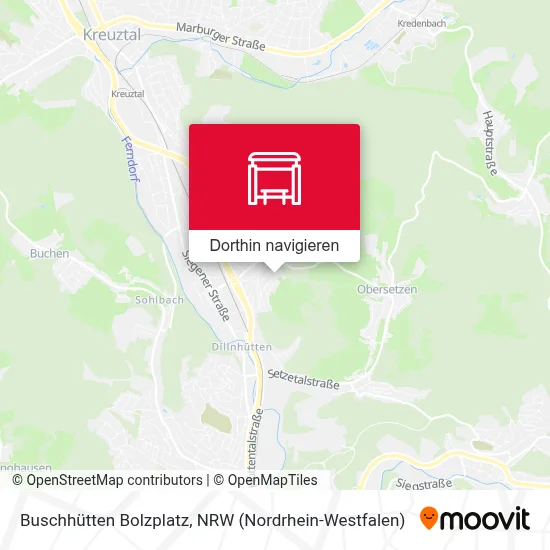 Buschhütten Bolzplatz Karte