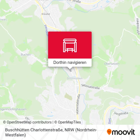 Buschhütten Charlottenstraße Karte