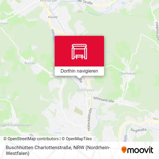 Buschhütten Charlottenstraße Karte