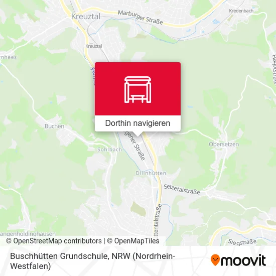 Buschhütten Grundschule Karte