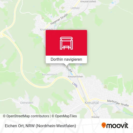 Eichen Ort Karte
