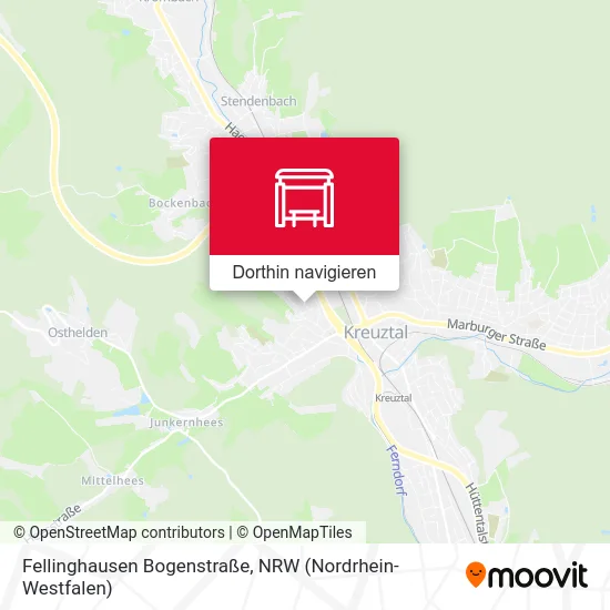 Fellinghausen Bogenstraße Karte