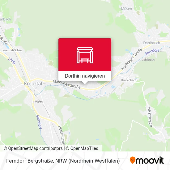 Ferndorf Bergstraße Karte