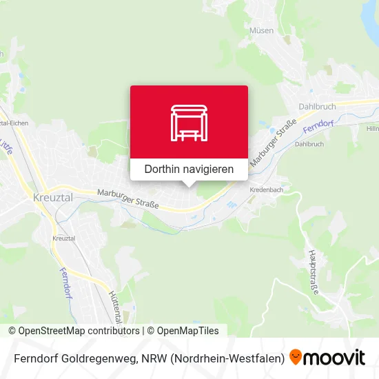 Ferndorf Goldregenweg Karte