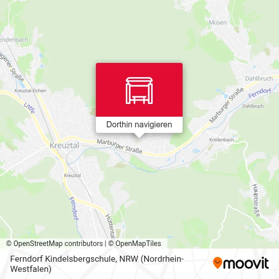 Ferndorf Kindelsbergschule Karte