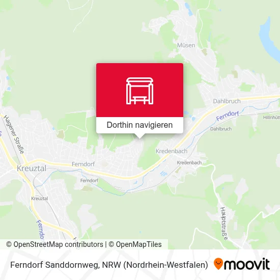 Ferndorf Sanddornweg Karte