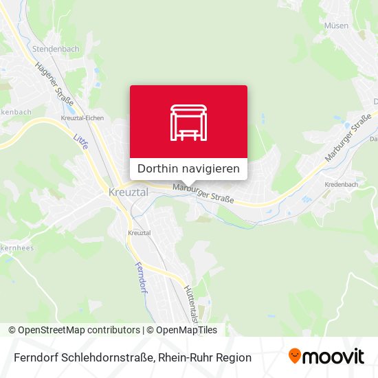 Ferndorf Schlehdornstraße Karte