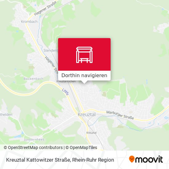 Kreuztal Kattowitzer Straße Karte