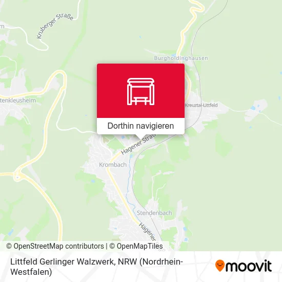 Littfeld Gerlinger Walzwerk Karte