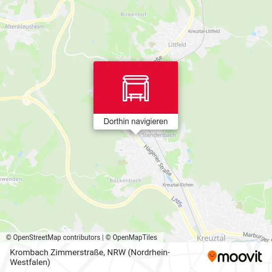 Krombach Zimmerstraße Karte