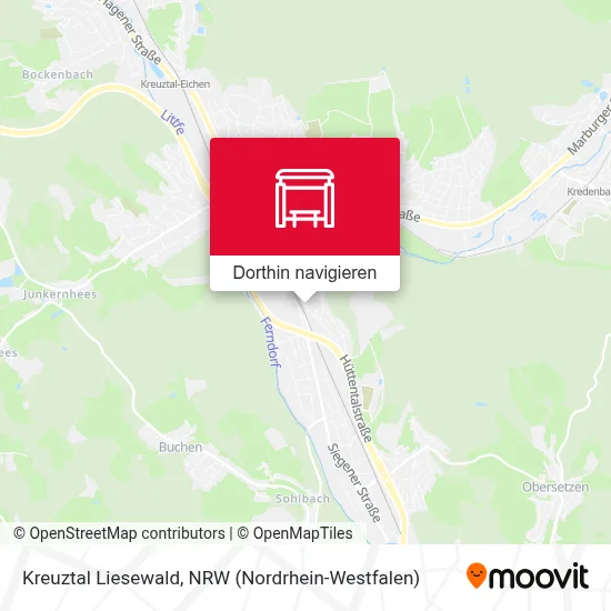 Kreuztal Liesewald Karte