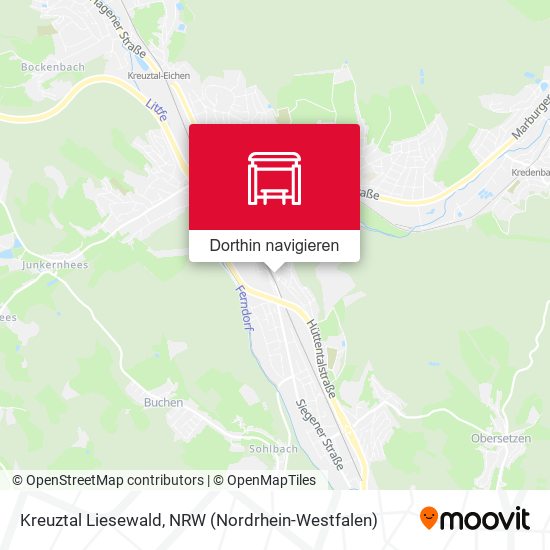 Kreuztal Liesewald Karte