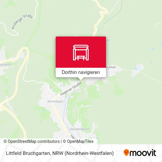 Littfeld Bruchgarten Karte