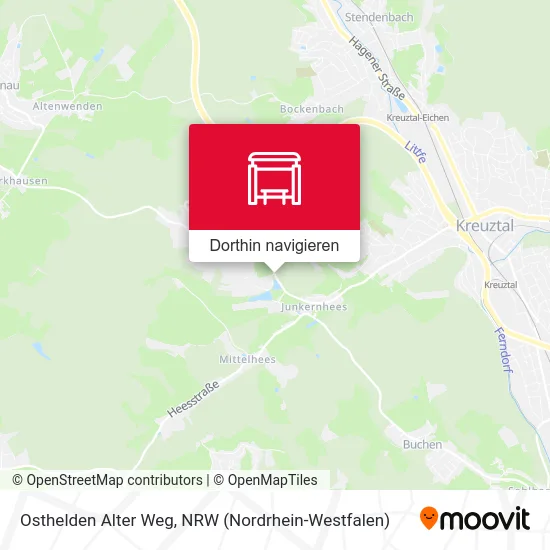 Osthelden Alter Weg Karte