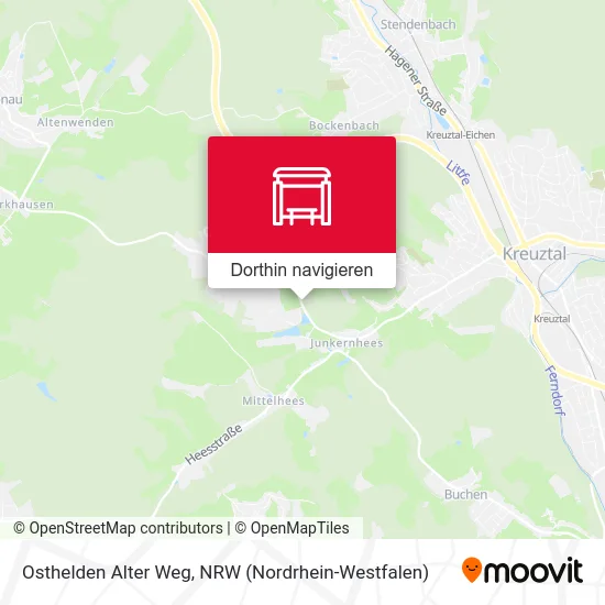 Osthelden Alter Weg Karte