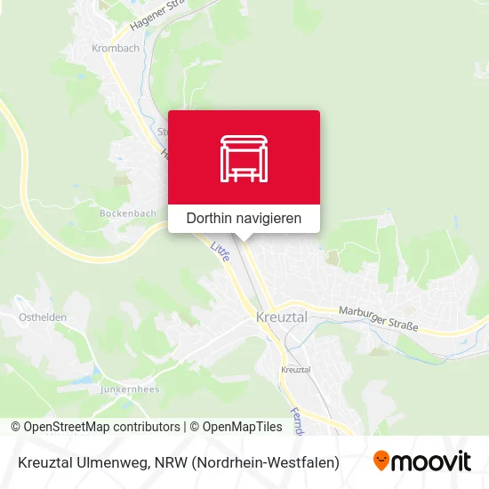 Kreuztal Ulmenweg Karte