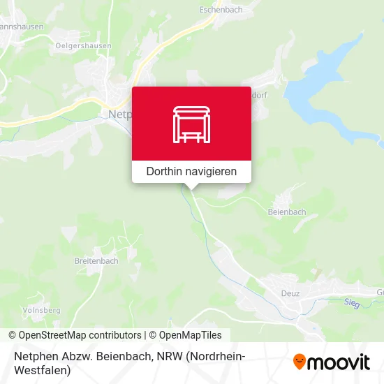 Netphen Abzw. Beienbach Karte
