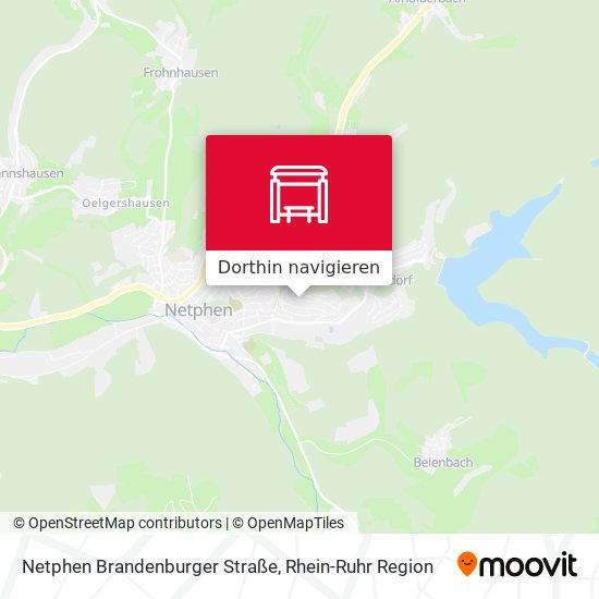 Netphen Brandenburger Straße Karte