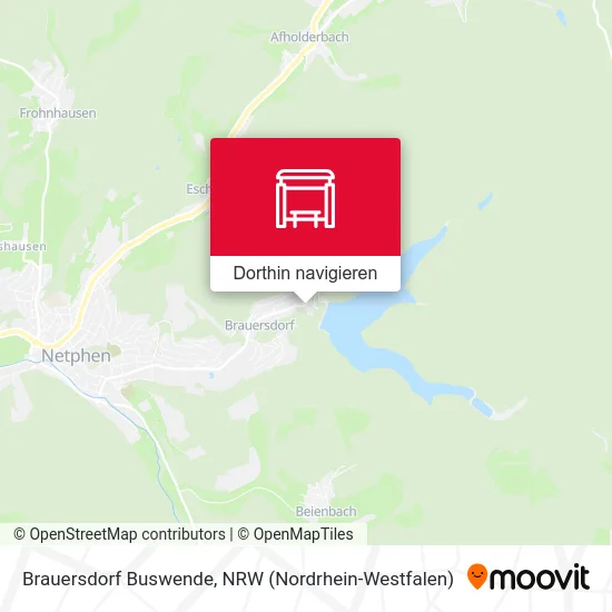 Brauersdorf Buswende Karte