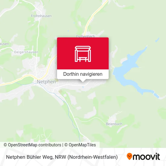 Netphen Bühler Weg Karte