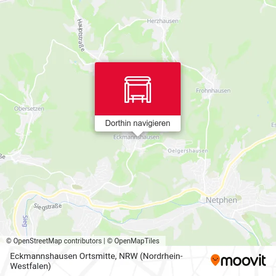 Eckmannshausen Ortsmitte Karte